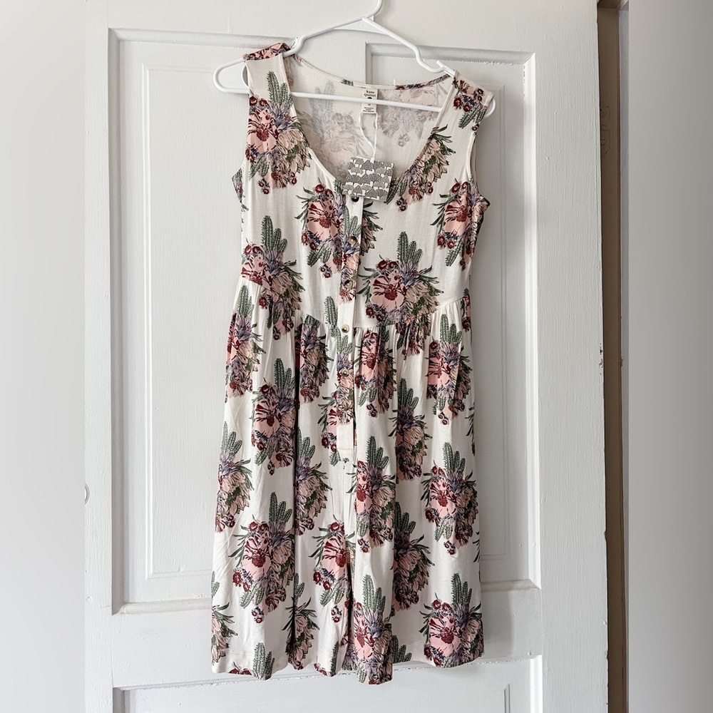 Kate Quinn Cactus Floral Women's Button Romper